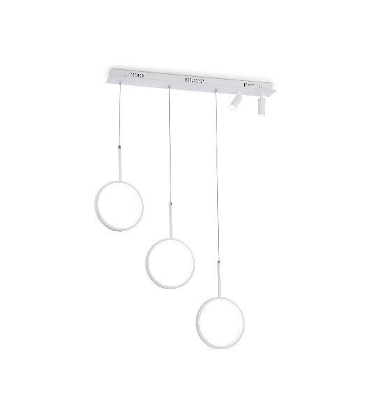 Светильник Ambrella light FL5277/3+2 WH белый 59W 3000K/4200K/6400K+4200K 800*200*1200 (ПДУ ИК)