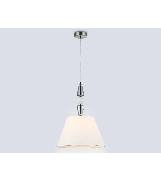 Светильник Ambrella light LH75250 SN/FR сатин никель/белый матовый E27 max 60W D360*500