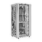 Шкаф телекоммуникационный 19' напольный 42U ExeGate EC-FS-42U.800.1000.V.V.GREY (19”, 42U, 800x1000x2054mm (ШхГхВ), передняя перфорированная дверь, задняя двойная перфорированная дверь, съемные боковые панели, пыле- и влагозащита IP20, встроенный вентиляционный модуль, 1 полка в комплекте, светло-серый RAL 7035, 3 коробки), фото13