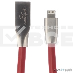 Кабель Cablexpert для Apple CC-G-APUSB01R-1M, AM/Lightning, серия Gold, длина 1м, красный, блистер, фото2