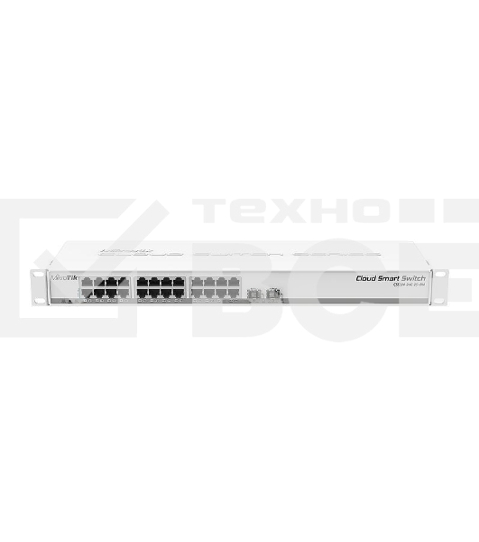 Коммутатор MikroTik CSS326-24G-2S+RM 24х Gigabit RJ45, 2х SFP+