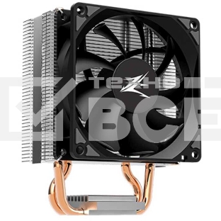 Кулер ZALMAN CNPS4X, 92мм FAN, 2 HEAT PIPES, 4-PIN PWM, 2000 RPM MAX, 28DBA, LONG LIFE BEARING, LGA775/115X, AM4/AM3+/AM3/FM2+/FM2