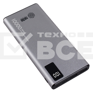Портативный аккумулятор Cactus CS-PBFSLT-10000 10000mAh 3A 2xUSB серый