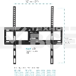 Кронштейн для ТВ ARM MEDIA COBRA-51 черный (max VESA 400x400 мм., настенный, наклонно-поворотный, max 35 кг), фото8