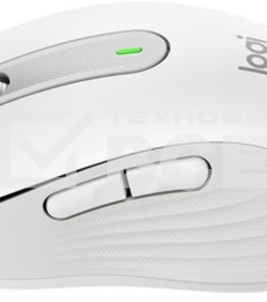 Мышь беспроводная Logitech Signature M650 белый, 4000 dpi, радиоканал, Bluetooth, USB, кнопки - 5