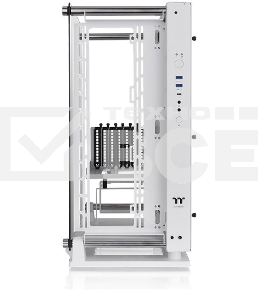 Компьютерный корпус Thermaltake Core P3 TG PRO белый без БП ATX 3x120mm 3x140mm 2xUSB2.0 2xUSB3.0 audio bott PSU