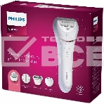 Эпилятор Philips BRE740/10 скор.:2 насад.:8 от аккум. белый, фото 1