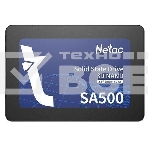 Накопитель SSD Netac SA500, 480GB, SATA III, 2.5