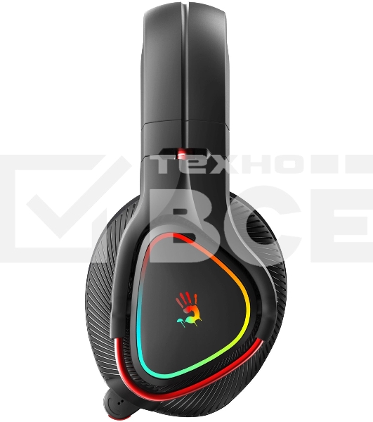 Наушники с микрофоном A4Tech Bloody MR720 черный мониторные BT/Radio оголовье (MR720 BLACK)