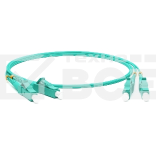 Патч-корд Hyperline волоконно-оптический (шнур) MM 50/125(OM3), LC-LC, duplex, LSZH, 2 м FC-D2-503-LC/PR-LC/PR-H-2M-LSZH-AQ (FC-503-LC-LC-10G-2M)