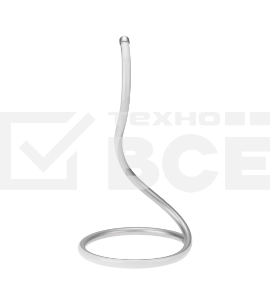 Светильник декоративный Rexant Spiral Uno, LED, 2Вт, 3000К, 5В, серебряный