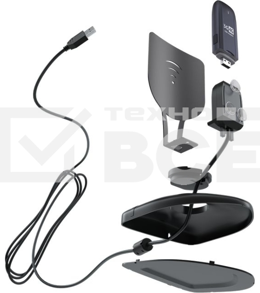 Усилитель сигнала Рэмо CONNECT-MINI BAS-2010 3м многодиапазонная черный