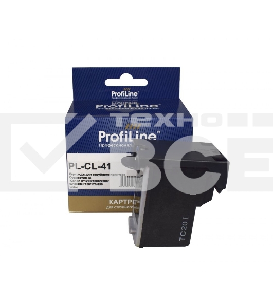Картридж струйный совместимый PL-CL-41 для Canon iP1200/1600/2200/6210D/MP150/170/450 Color водн PL