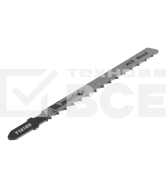 Полотна для электролобзика по дереву, 3 шт. T101BR, 75 х 2,5мм, обр. зуб, HCS Matrix