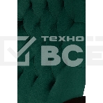 Кресло руководителя Бюрократ T-9928WALNUT Fabric Italia Green зеленый, крестов. металл/дерево, фото3