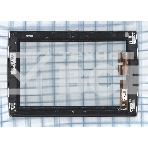 Сенсорное стекло (тачскрин) для Asus Eee Pad Slider SL101, черное с рамкой, фото2