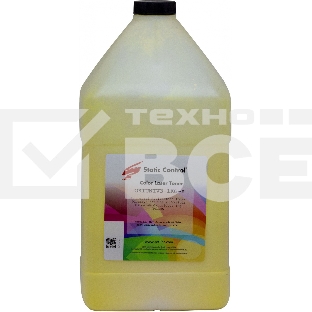 Тонер Static Control OKIUNIV3-1KG-Y желтый флакон 1000гр. для принтера Oki C3300N/5500