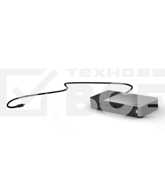 Док-станция MSI USB-C Docking Station Gen 2 / 1xType-C(USB3.2Gen2/DP)/1xType-C USB3.2Gen2/2xType-A USB3.2Gen2/1xType-A USB2.0/1xHDMI2.1/1xDP/1xRJ45/1xComboJack/150W adapter