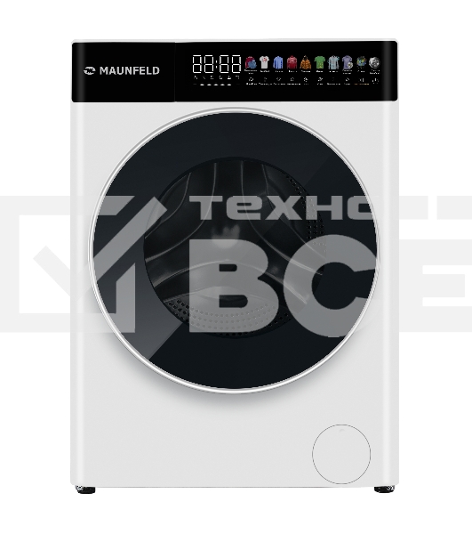 Стирально-сушильная машина Maunfeld MFWD14116WH05 (КА-00022815) белый, загрузка фронтальная 11 кг, 1400 об/мин., класс: В