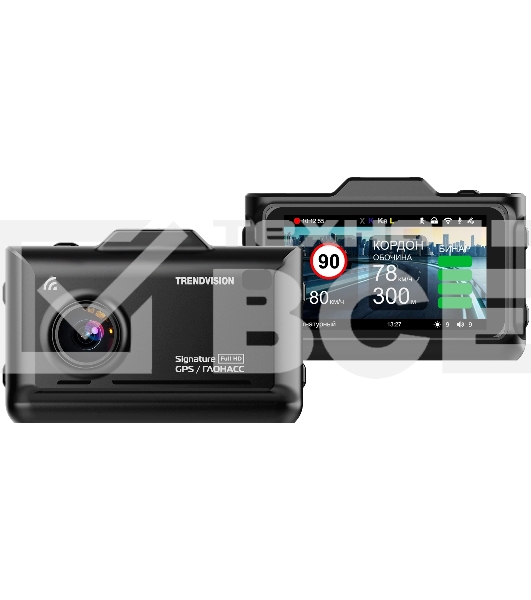 Видеорегистратор с радар-детектором TrendVision Combo F10 GPS ГЛОНАСС