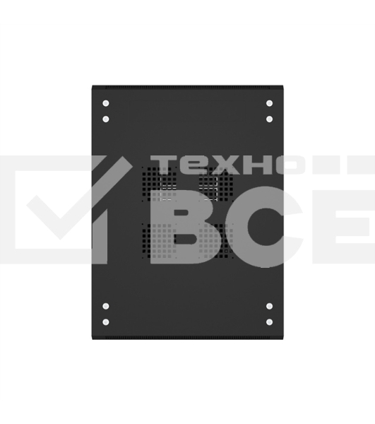 Телекоммуникационный шкаф (4402) Бастион SKAT TB-22R680GF-B  22U/600x800мм/Пд-стекло/Зд-металл/RAL9005/53,3кг/1.5 л.г