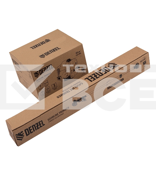 Триммер бензиновый Denzel DGT 430S, 43см3, 2,5 л.с. 96237