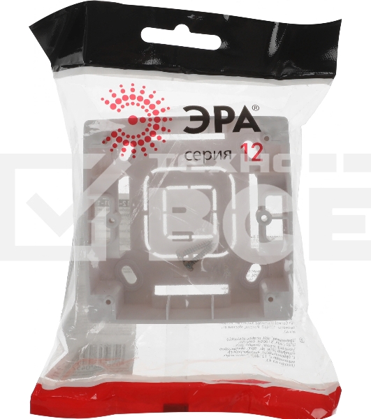 Коробка наклад. монтажа ЭРА 1 пост, ЭРА12, перламутр (20/200/1600)