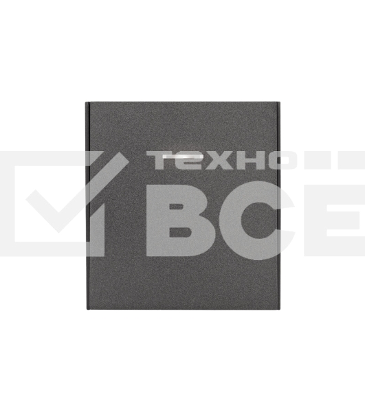 Выключатель STRONG 1 кл проходной (переключатель) с подсветкой 10А с/у графит Kranz KR-78-0716-6