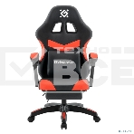 Кресло игровое Defender Runa PRO черный/крас, PU, класс2, фото3