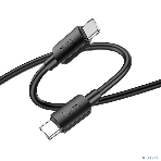 Кабель USB2.0 Hoco Type-C/Type-C, 3A, 60Вт, X96, 1м, черный, коробка, фото6