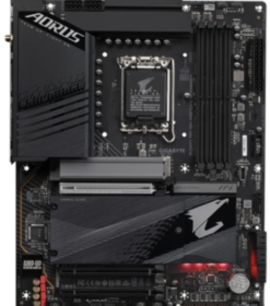 Материнская плата Gigabyte Z790 AORUS ELITE AX, LGA 1700, Intel Z790, 4xDDR5, 6xSATA, 4xM.2, 1xPCI-E 5.0 x16, 1xPCI-E 3.0 x4, 1xDP, 1xHDMI, 1x 2.5Gb LAN, 2xUSB-A 2.0, 3xUSB-A 3.2 Gen 1, 2xUSB-A 3.2 Gen 2, 1xUSB-C 3.2 Gen 2x2, 7.1, ATX