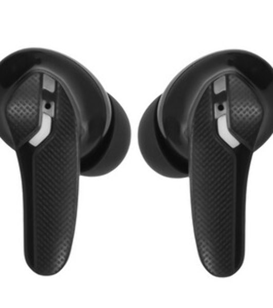 Наушники TWS Defender CyberDots 285 черный, внутриканальные, Bluetooth, светодиодная подсветка, до 4 ч