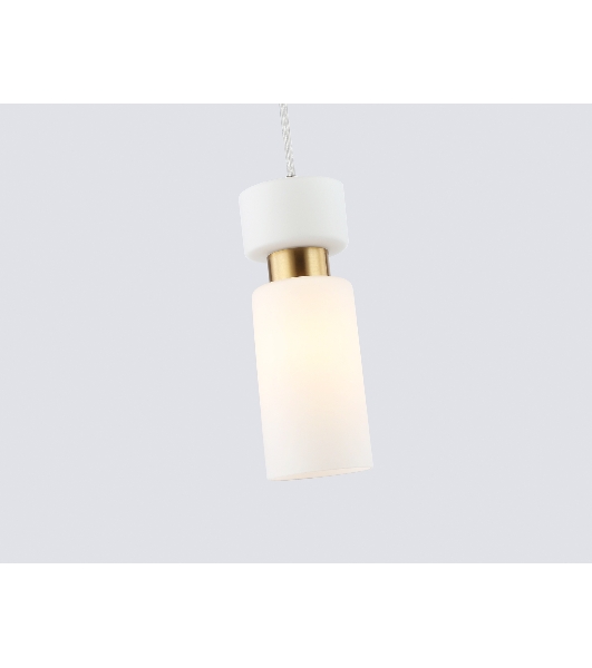 Светильник Ambrella light LH56122 BS/FR латунь/белый матовый E14 max 40W D65*1500