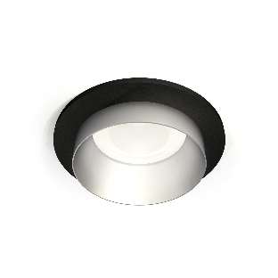 Комплект встраиваемого светильника Ambrella light XC6513023 SBK/MCH черный песок/хром матовый MR16 GU5.3 (C6513, N6133)