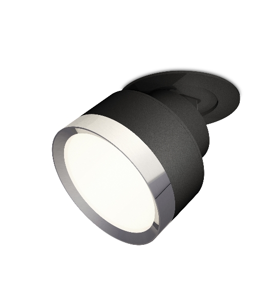 Светильник Ambrella Light XM8102501 SBK/PSL черный песок/серебро полированное GX53 (A2242, A2106, C8102, N8118)