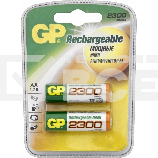 Аккумулятор GP 230AAHC AA NiMH 2250mAh (2шт)