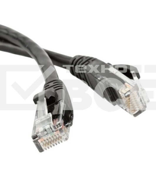 Патч-корд Lanmaster LSZH UTP кат.5e, 1.5 м, черный