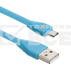 Кабель USB ACD-Life MicroUSB ~ USB-A TPE, 1м, синий (ACD-U920-M1L), фото4