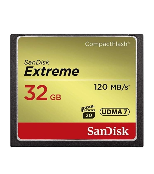 Флеш карта CF 32GB SanDisk Extreme 120MB/s