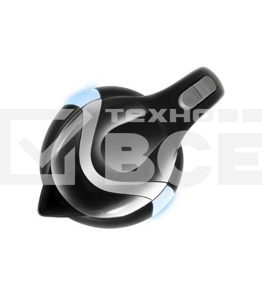 Чайник Centek CT-0040 Black 1.8л, 2200Вт, открывание кнопкой, внутренняя подсветка     