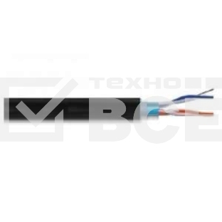 Кабель витая пара U/UTP кат.5E 2х2х24AWG solid CCA PVC сер. (м) PROCONNECT 01-0022-3