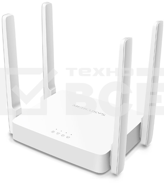 Роутер беспроводной Mercusys AC10 AC1200 10/100BASE-TX белый