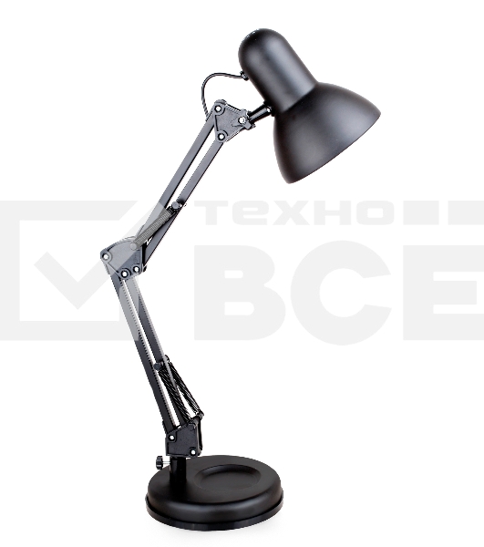 Светильник KD-313 C02 настол. 230В 60Вт E27 черный Camelion 13640