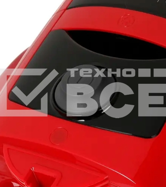 Пылесос Samsung VCC4520S3R/XEV красный, 350/1600 Вт, уборка сухая, пылесборник контейнер 1.3 л