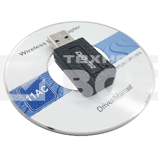 Сетевой адаптер WiFi Digma DWA-AC1300C AC1300 USB 3.0 (ант.внутр.) 1ант. (упак.:1шт)