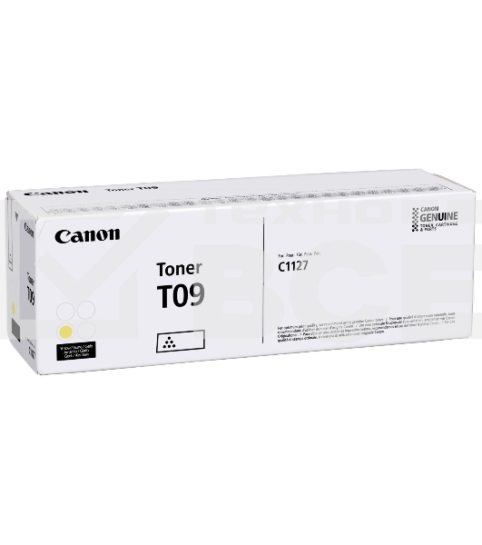 Тонер Canon T09 YL 3017C006 желтый туба для копира i-SENSYS X C1127iF, C1127i, C1127P