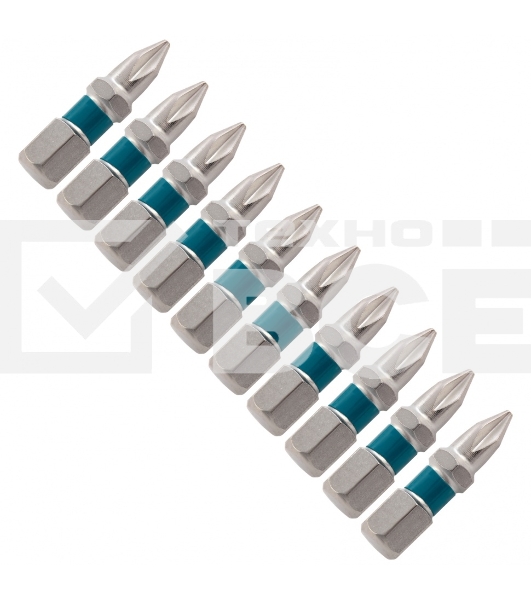 Набор бит PH1х25, сталь S2, 10 шт. Gross