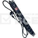 Блок распределения питания NTSS NTSS-PDU-DA2034 гор.размещ. 8x базовые 16A Schuko 2м, фото3