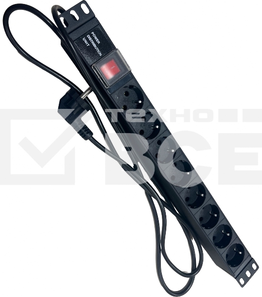 Блок распределения питания NTSS NTSS-PDU-DA2034 гор.размещ. 8x базовые 16A Schuko 2м