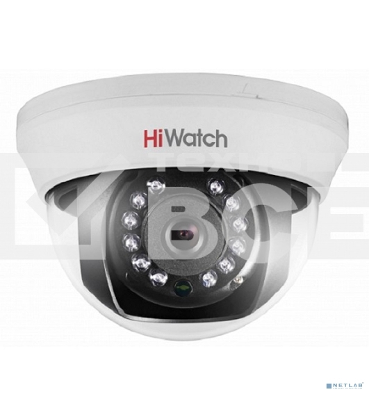 Камера видеонаблюдения Hikvision HiWatch DS-T101 2.8-2.8мм HD TVI цветная корп.:белый
